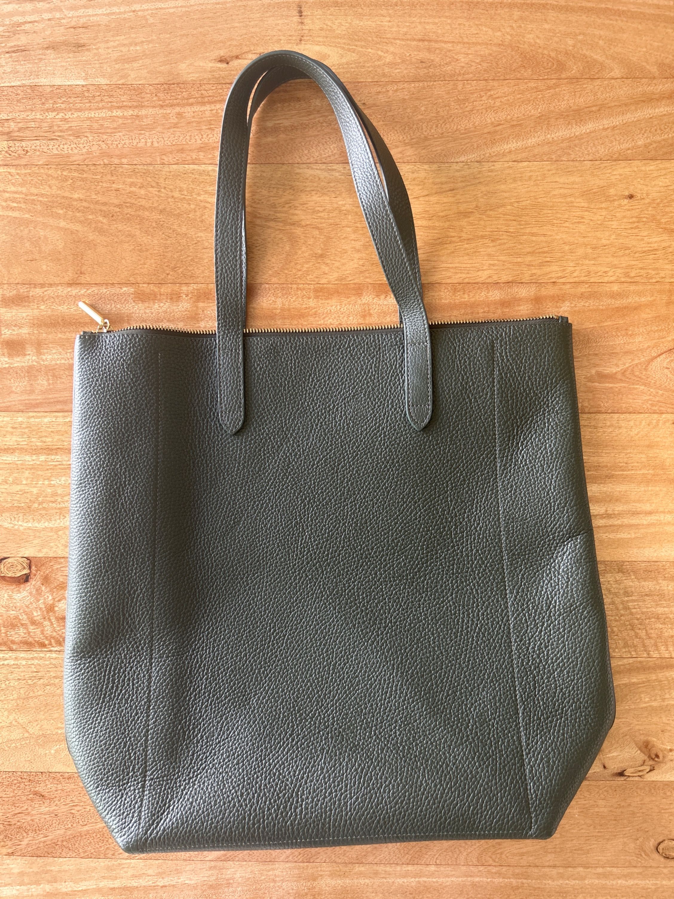 Cuyana leather cheap zip tote