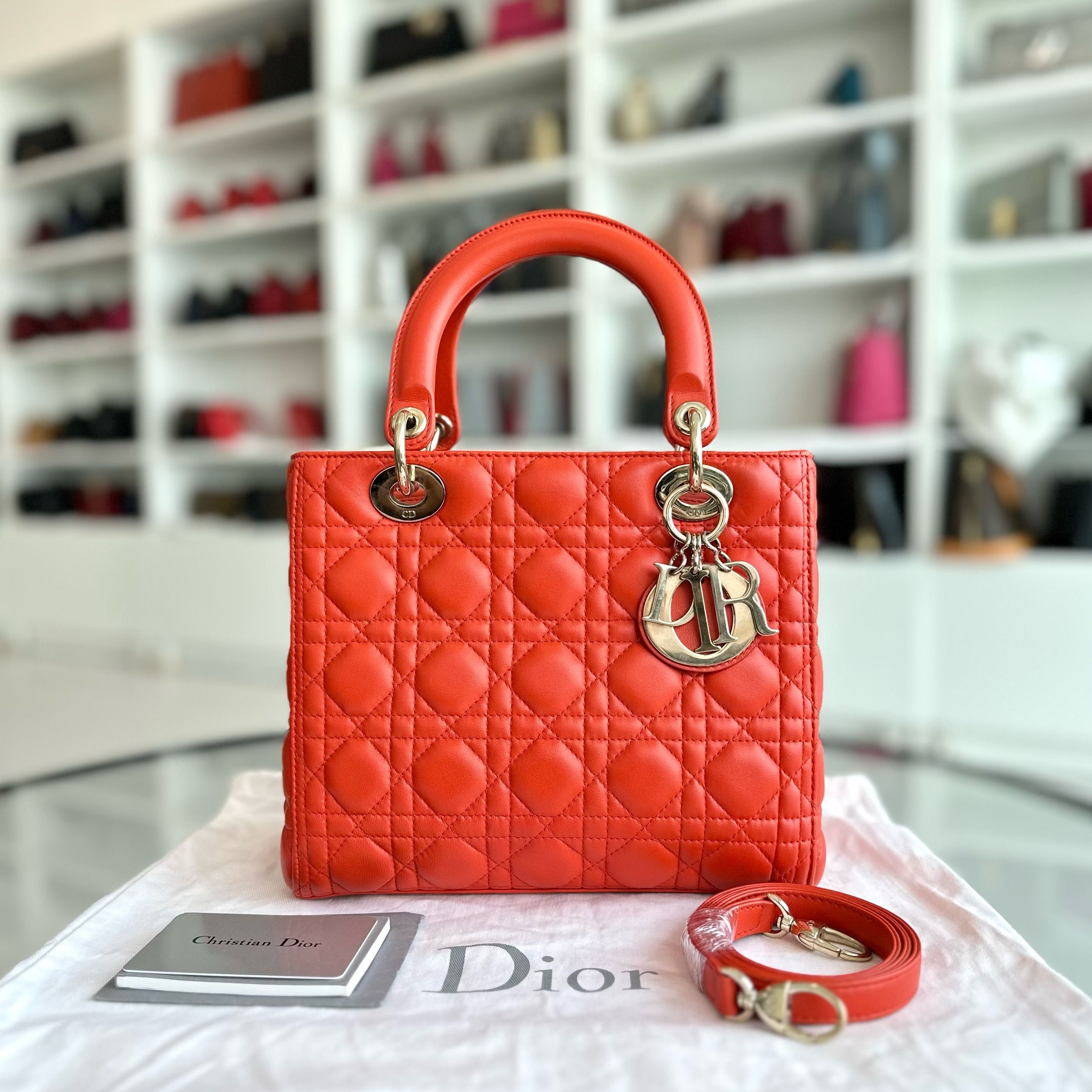 Christian dior lambskin cannage best sale