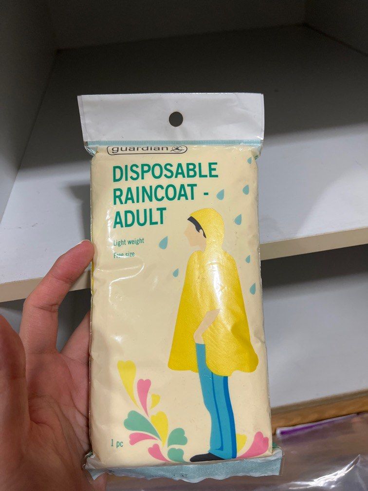 Disposable raincoat adult Everything Else on Carousell