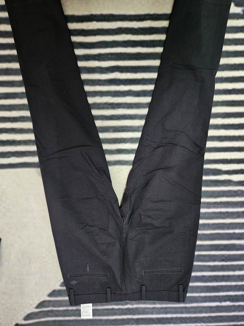 Alpha khaki pants slim tapered cheap