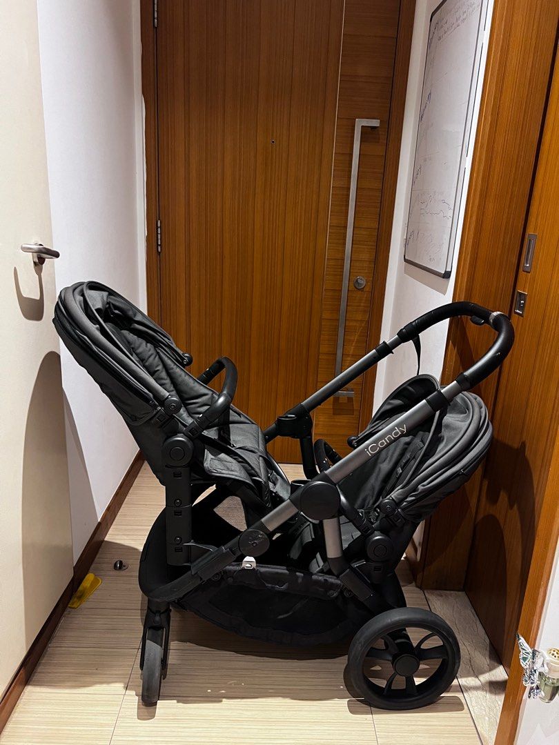 Double stroller with standing board sales