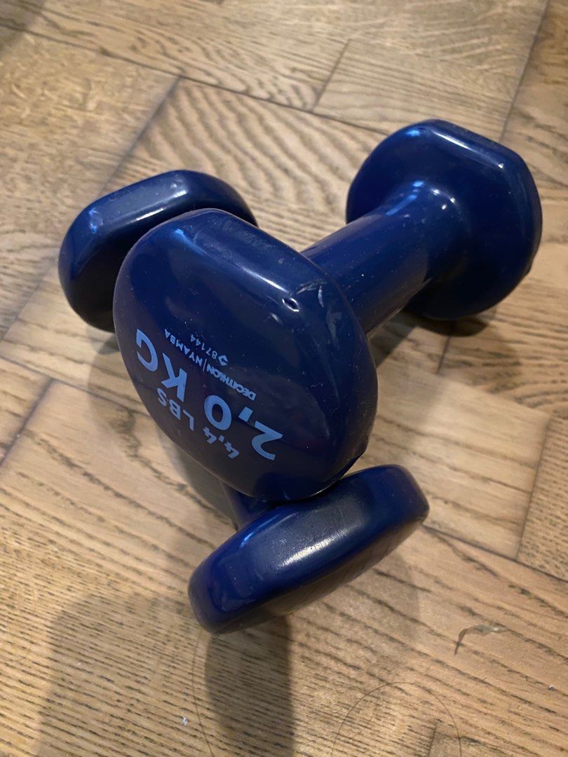 Decathlon dumbbells 2kg deals