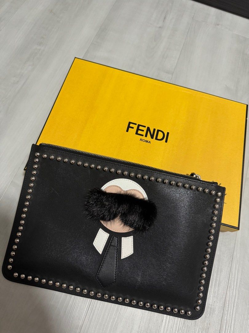 Fendi Karlito clutch