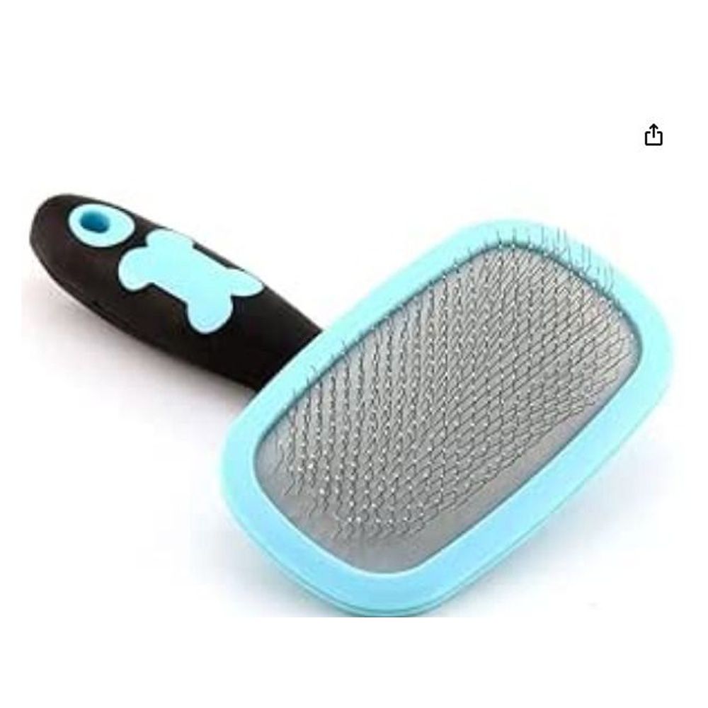 Fistech HATELI Dog Brush Gently Cleaning Pin Brush for Shedding
