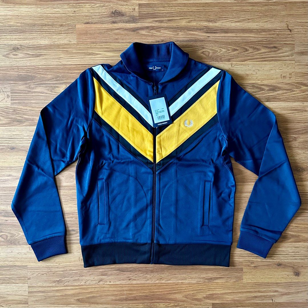 Fred perry deals panel track jacket