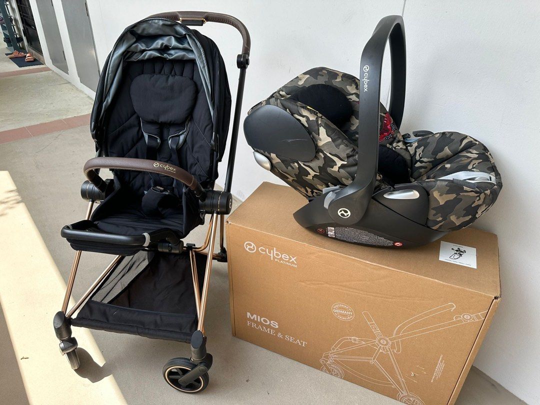 Free Delivery Cybex Mios Rose Gold Cloud Q Butterfly Car Seat