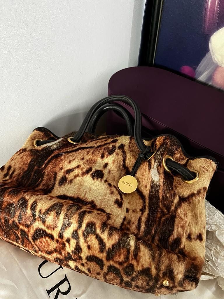 Furla leopard bag online