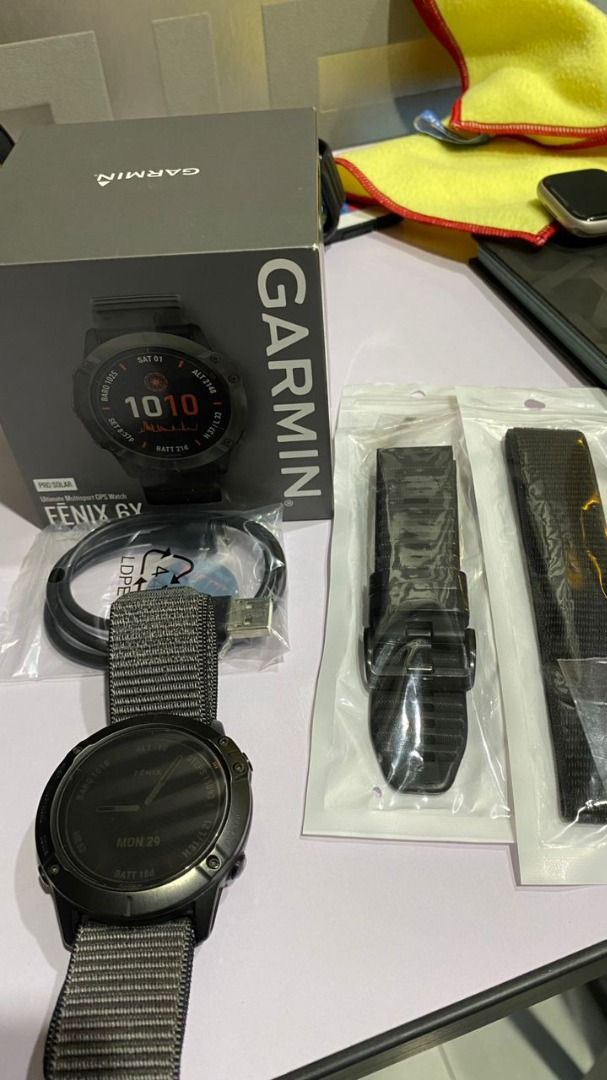 Fenix 6x solar titanium 2025