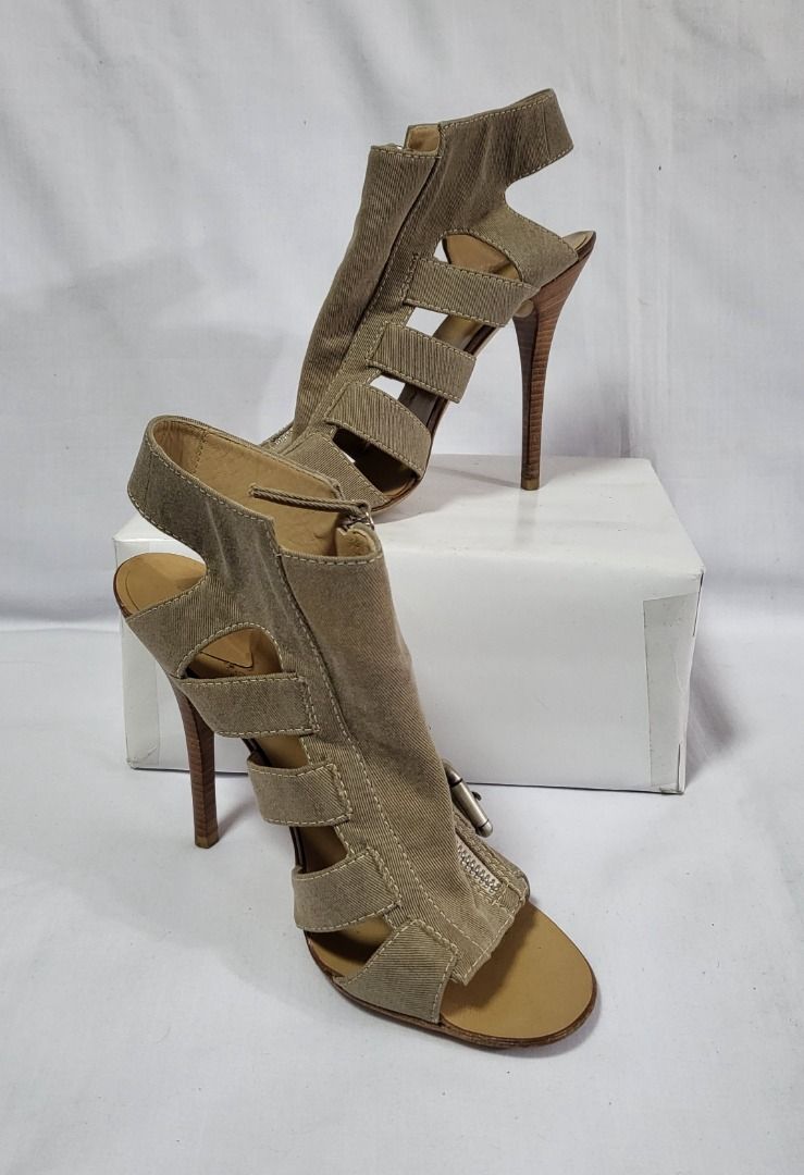 Giuseppe zanotti denim heels on sale