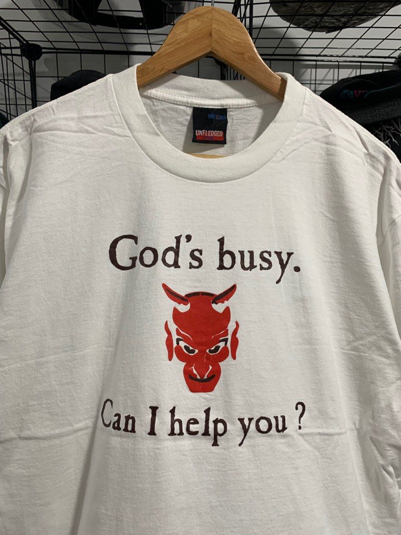 God's busy can i help you shirt discount