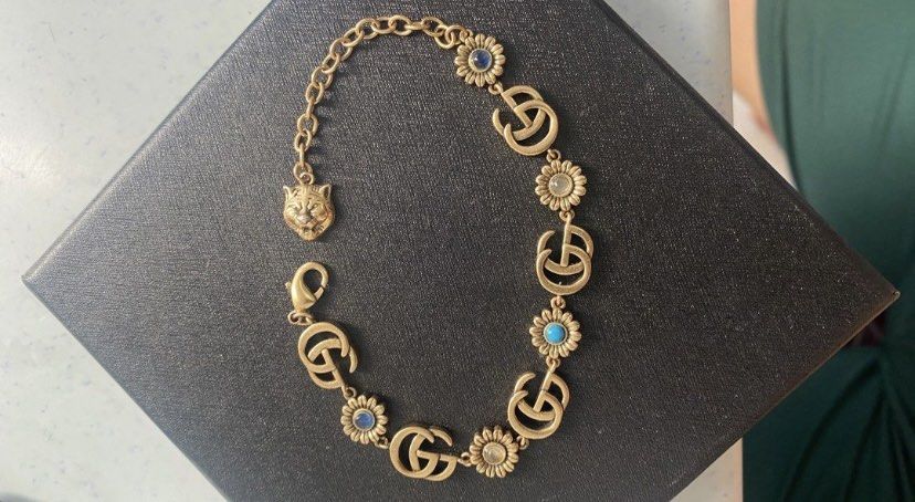 Gucci gg sales marmont flower bracelet
