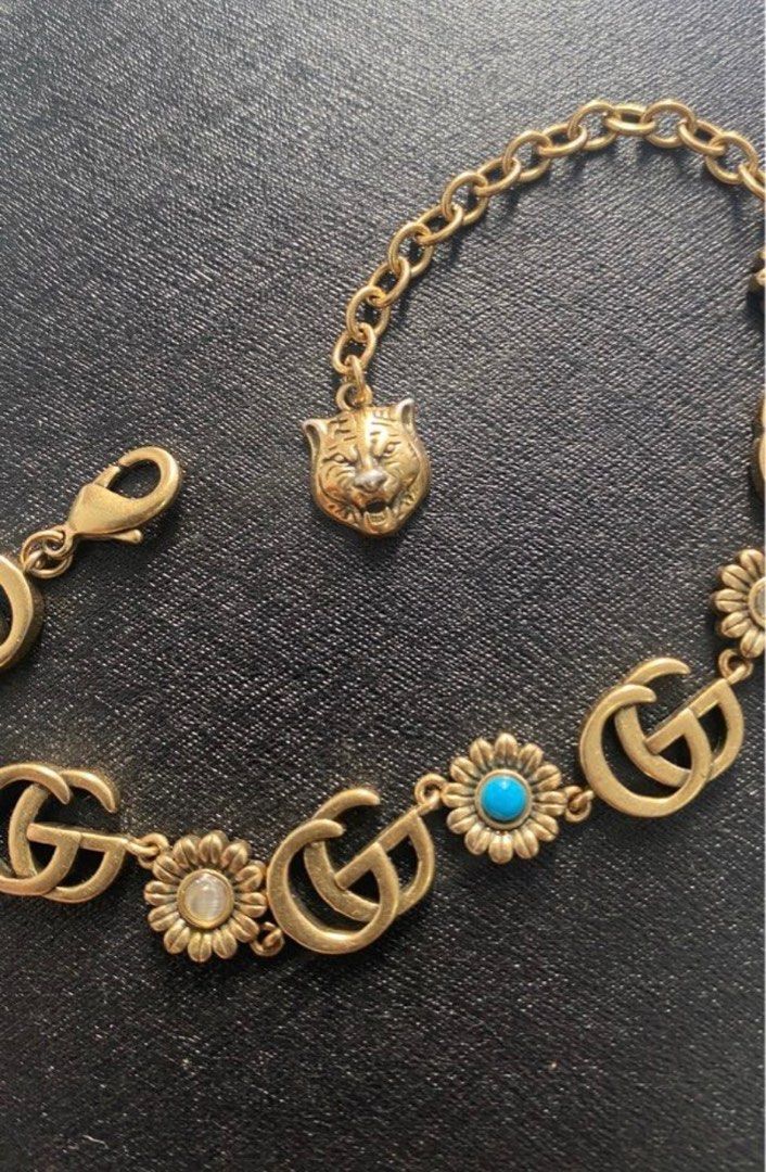 Gucci gg marmont hot sale flower bracelet