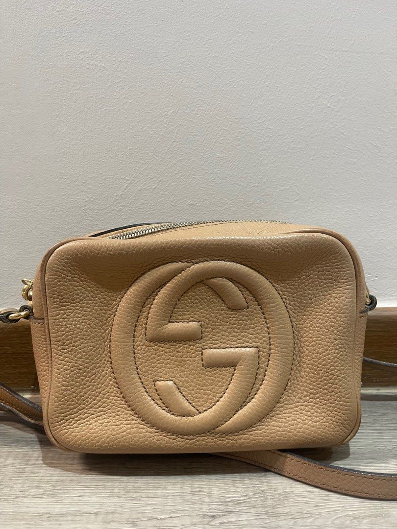Gold gucci disco discount bag