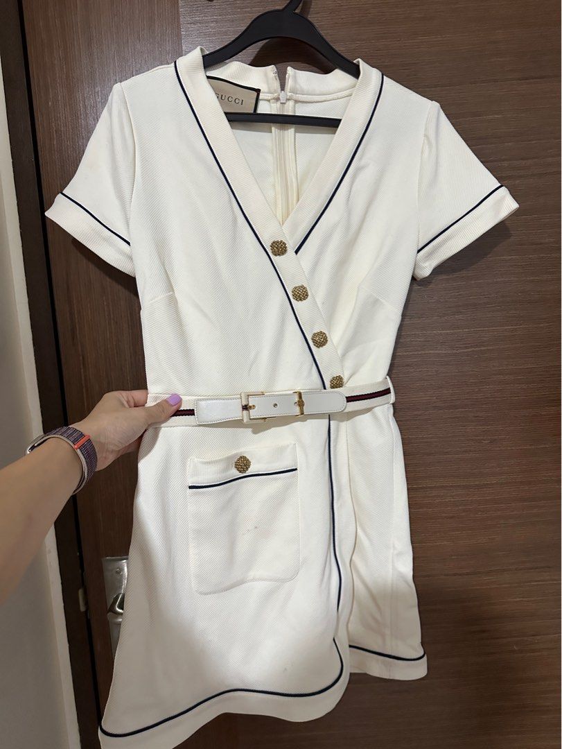 White gucci outlet dress