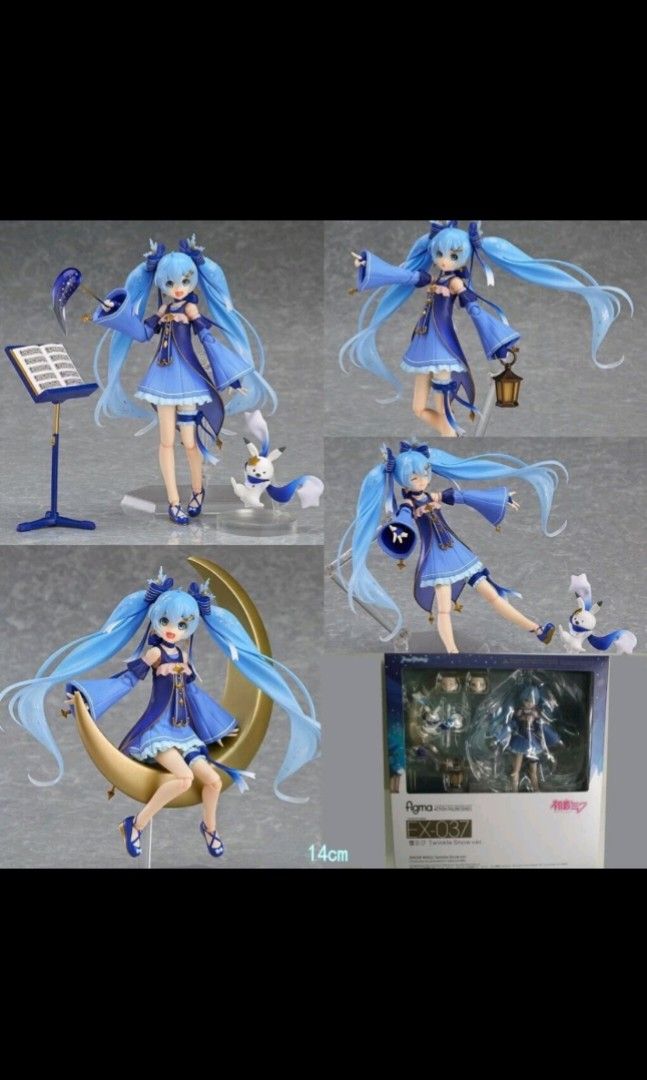 Hatsune Miku Figma EX-037 (Category: Figurines & Statues) located in Caloocan City. Submitted by hyperkida (Listing ID 1281815940, Image 1). Description: NOT AUTH/ORIG Late ko na nalaman dahil wala akong alam noon Bought this for ₱3.5k a long time ago Selling this for ₱1k na lang Issue: Box has dents because of improper storage.