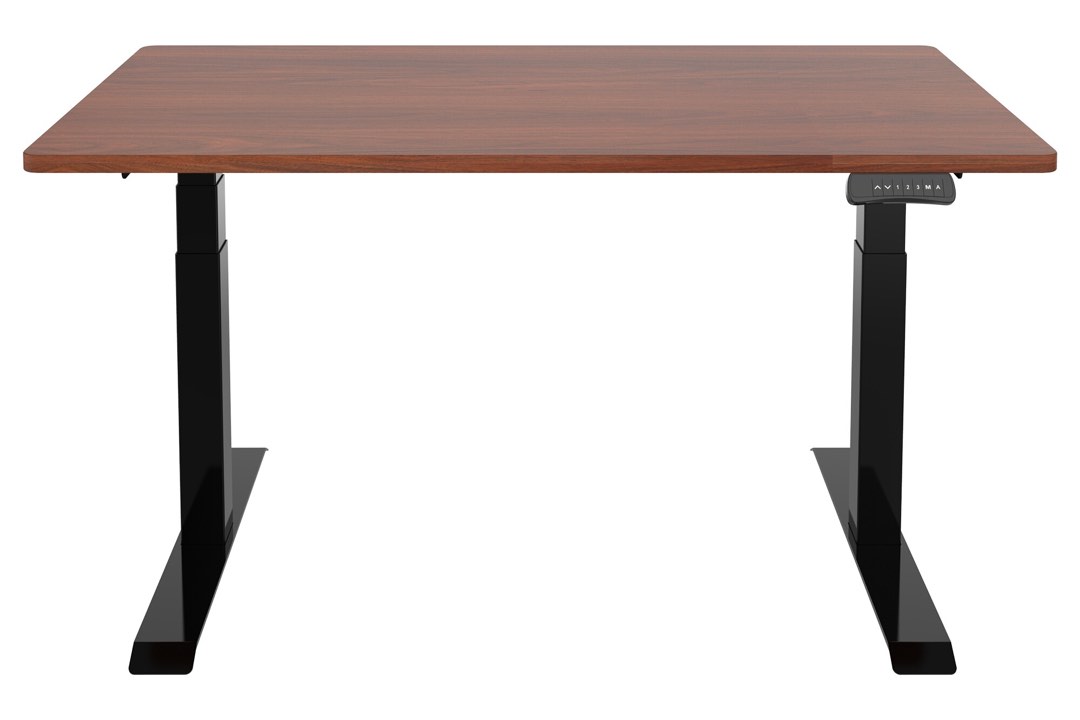 Hess PRO Programmable Electric Adjustable Table (Mahogany/Black) on ...