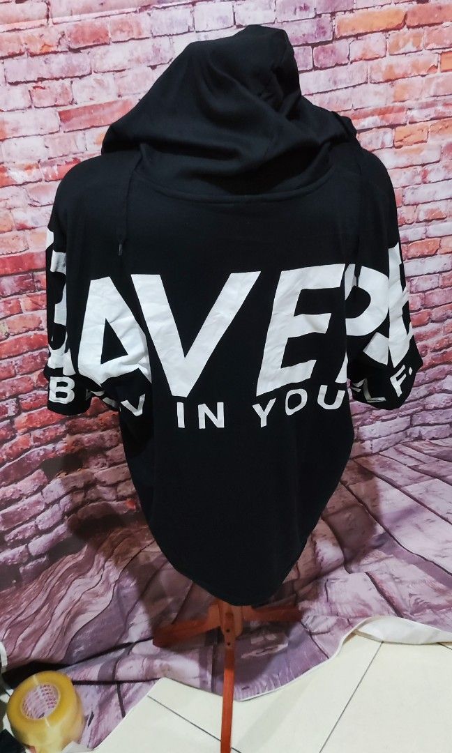 Hoodie Lengan Pendek Oversize Brand Jepang Beaumere Second