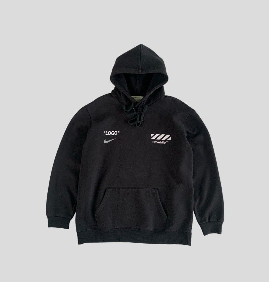 Off white hoodie reflective on sale