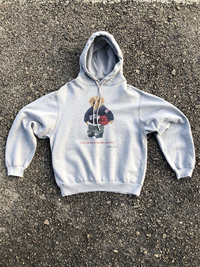 Polo bear store hoodie basketball