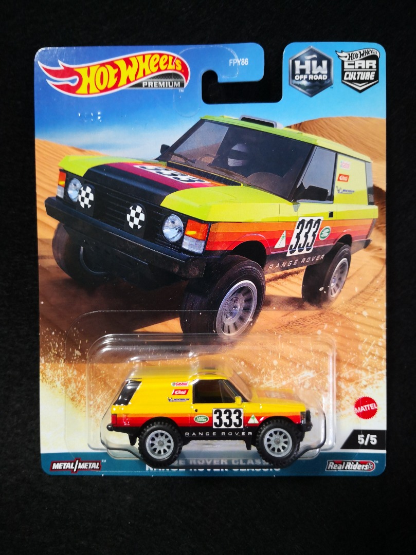 Hot Wheels Range Rover Classic HW Off Road Car Culture Premium, Hobbies ...