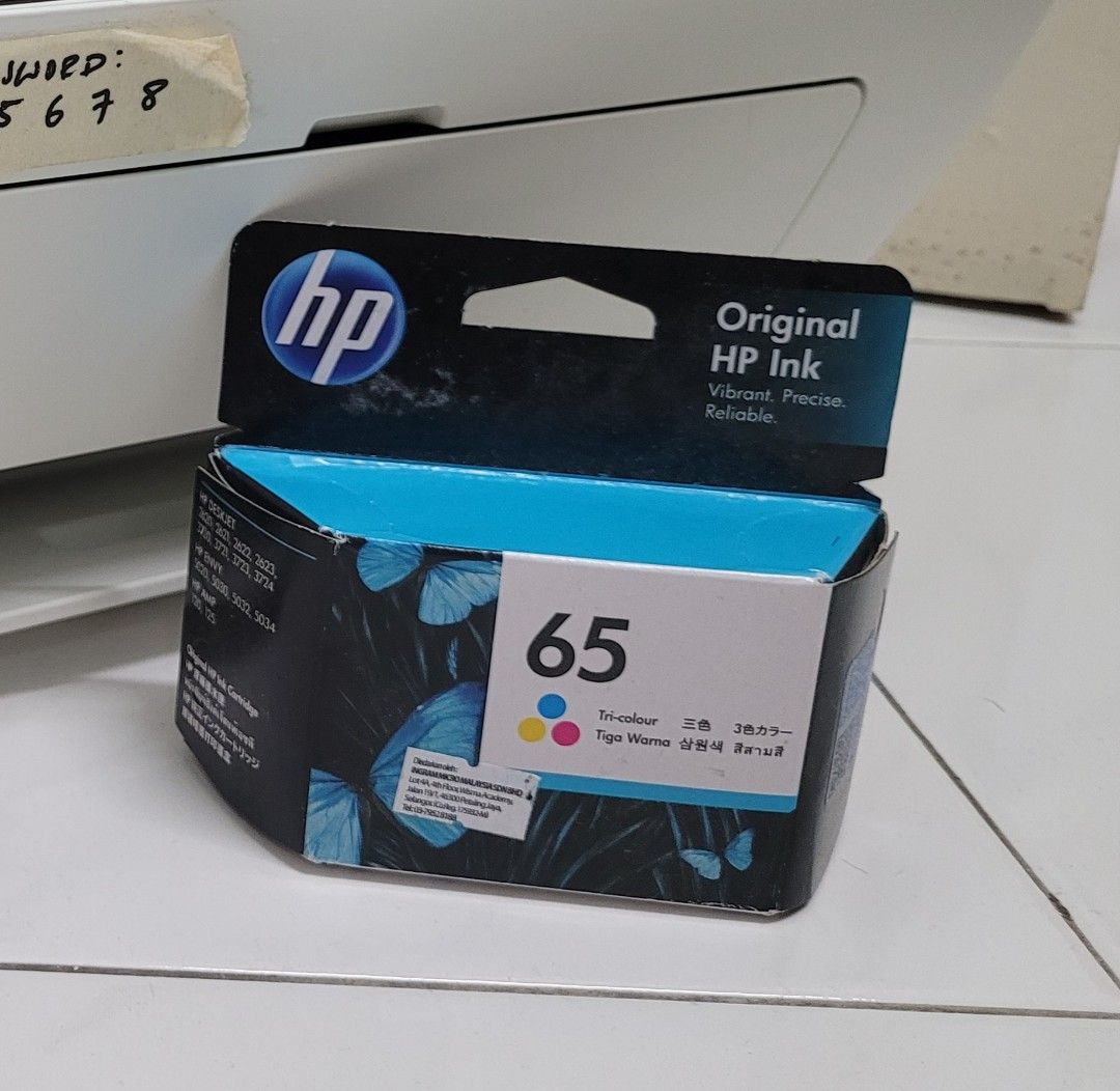 Hp printer on sale ink 65