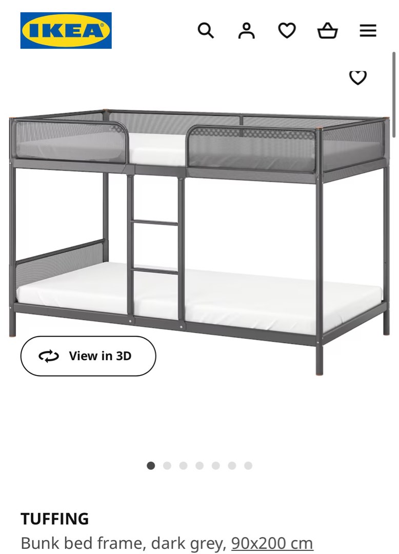 Tuffing ikea bunk outlet bed