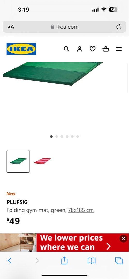 Ikea play mat best sale green