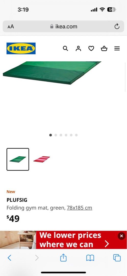 Ikea folding play 2025 mat