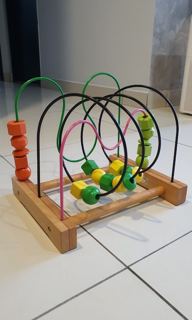 Ikea bead roller coaster top