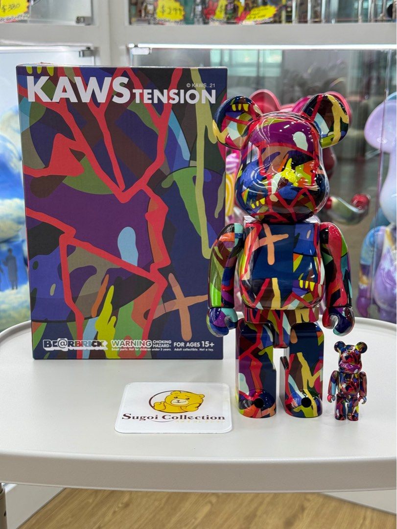 BE@RBRICK KAWS TENSION 400% TOKYO FIRST