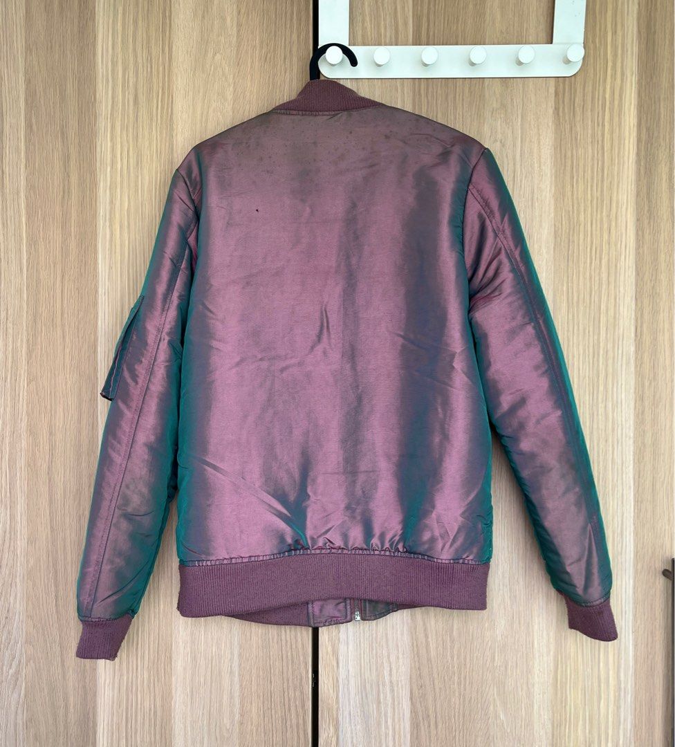 Purple iridescent cheap jacket
