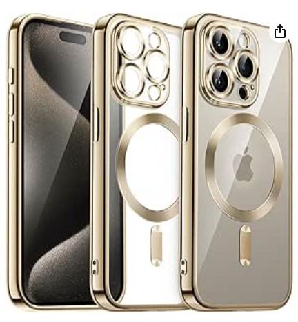 JETech Electroplated Case for iPhone 13 Pro Max 6.7-Inch, Soft TPU Phone  Cover