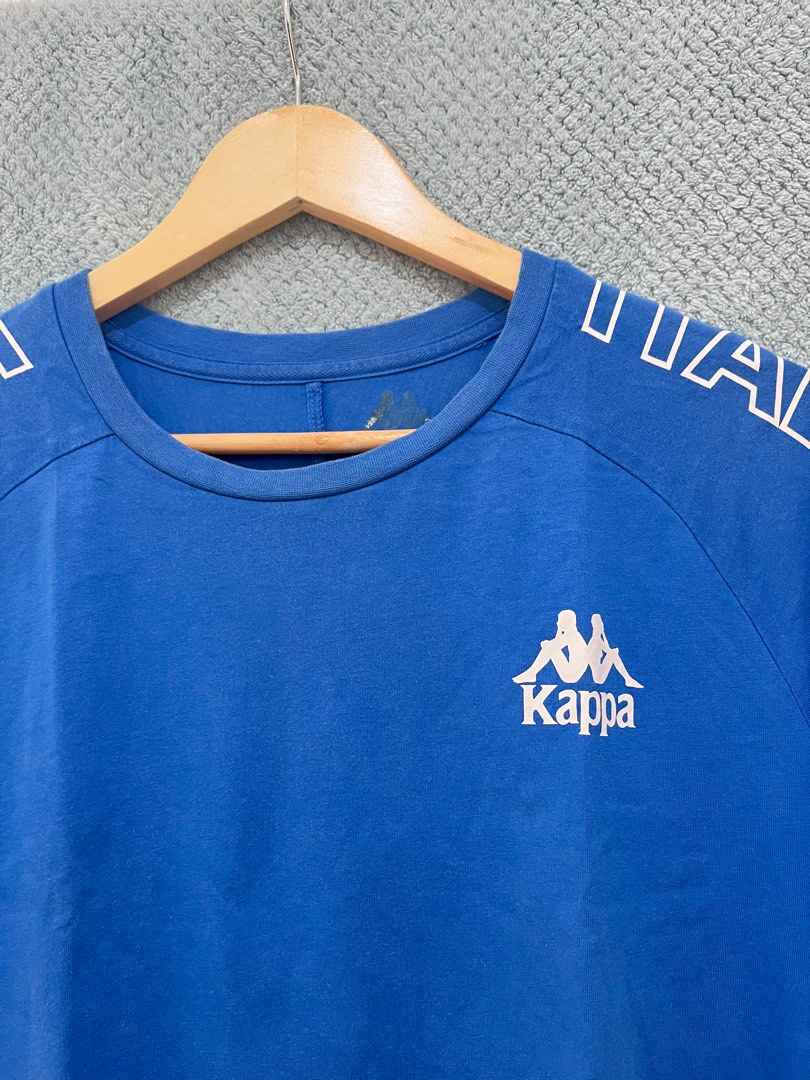 Kappa Blue T shirt Medium 20x27 color rate 9.5 Men s Fashion Tops Sets Tshirts Polo Shirts on Carousell