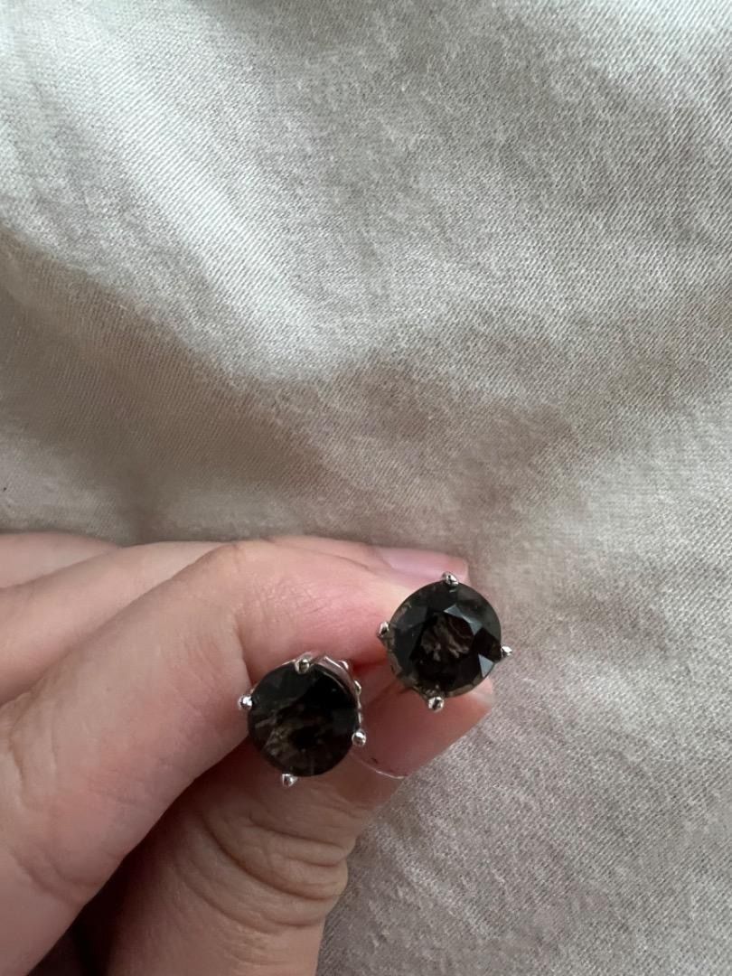 Kate spade hotsell black diamond earrings