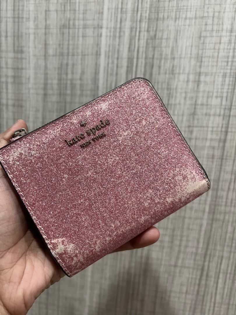 Kate spade glitter clearance coin purse
