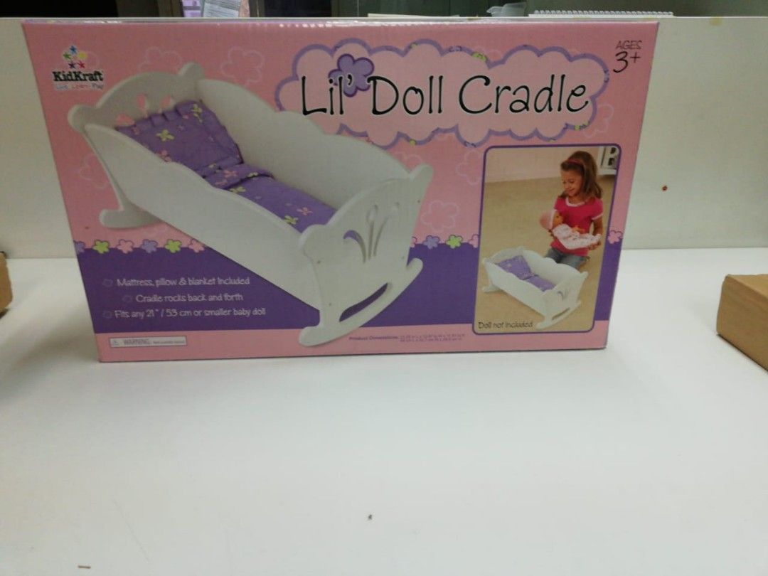 Kidkraft Lil Doll Cradle Hobbies Toys Toys Games on Carousell