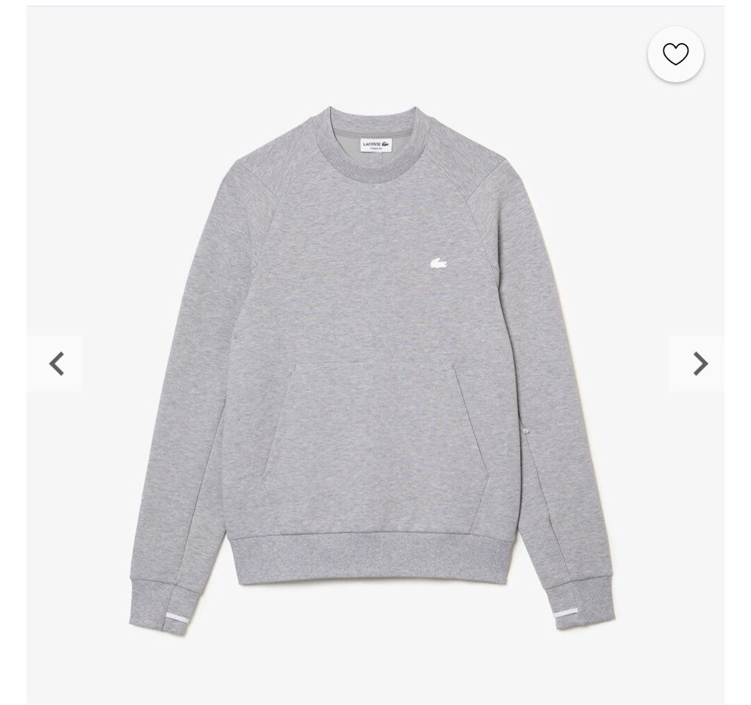 Mens crew neck sweatshirt with kangaroo pocket sales