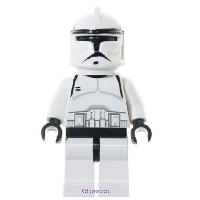 LEGO STAR WARS EPISODE 2 Phase 1 MINIFIG SW0058 Clone Trooper See Thru Visor Helmet from 4482 AT TE or 7163 Republic Gunship ORIGINAL Quite RARE Approximately Year 2002 2003 product Hobbies Toys Toys
