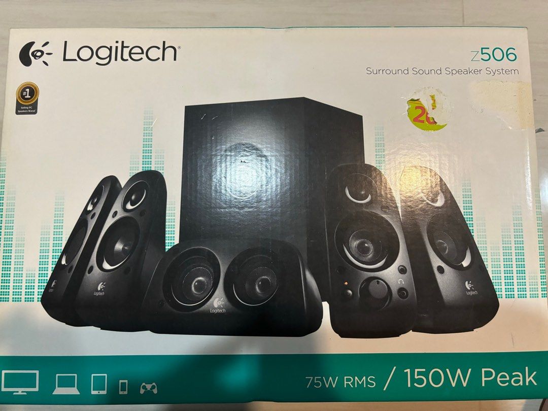Logitech z506 surround sound speaker system