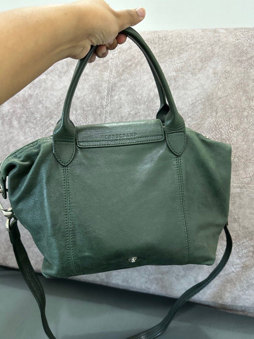 Longchamp soft leather bag sales