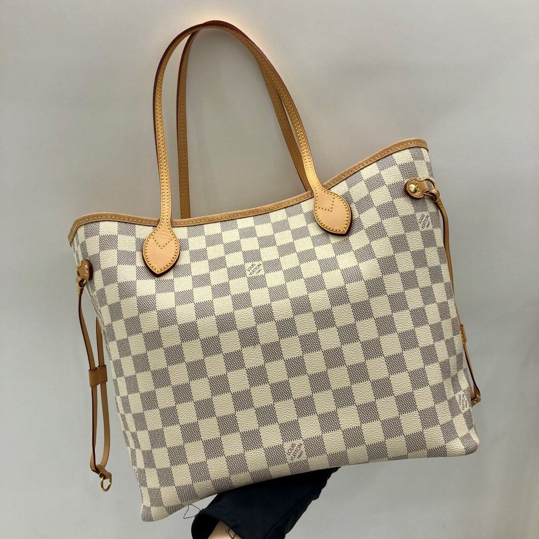 DISCOUNTED LOUIS VUITTON AZUR NEVERFULL MM N41605 SHOULDER BAG 247004863