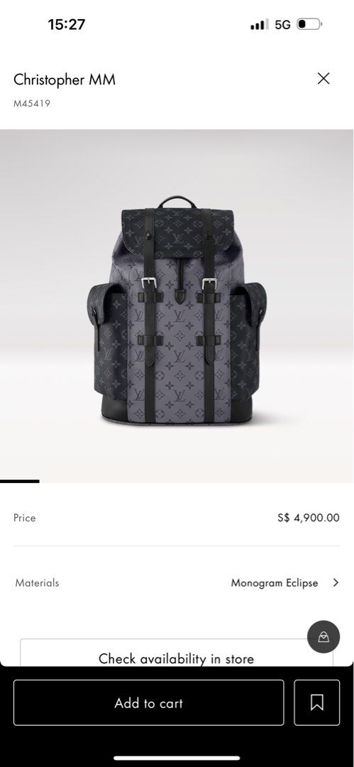 Christopher backpack best sale price