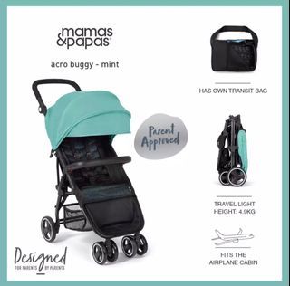 Mamas and Papas Acro Lightweight Foldable Cabin Stroller