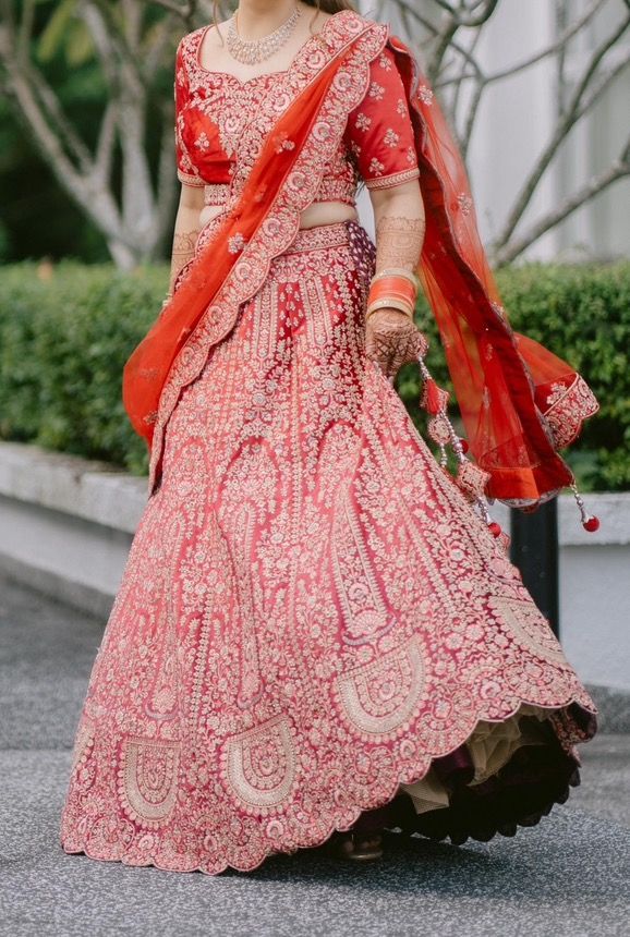 Manyavar Indian Bridal Wedding Lehenga Women s Fashion Dresses
