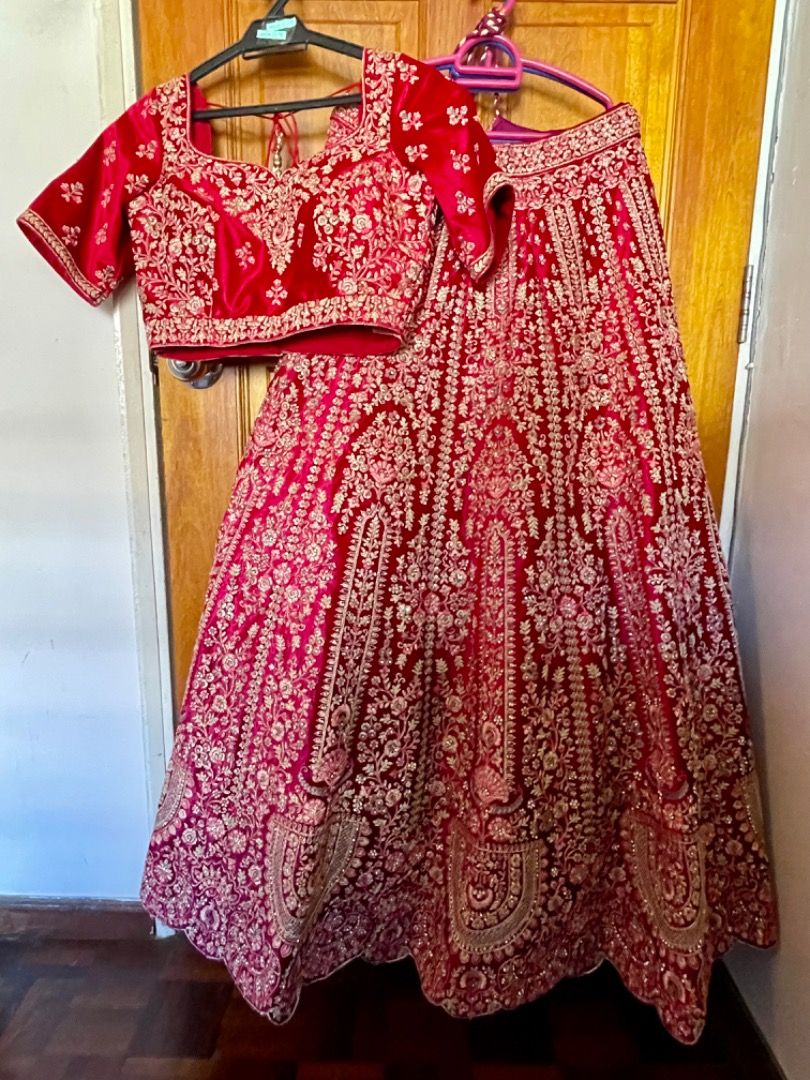 Manyavar Indian Bridal Wedding Lehenga Women s Fashion Dresses