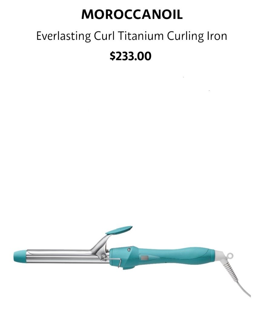 Moroccan oil curling iron 2025