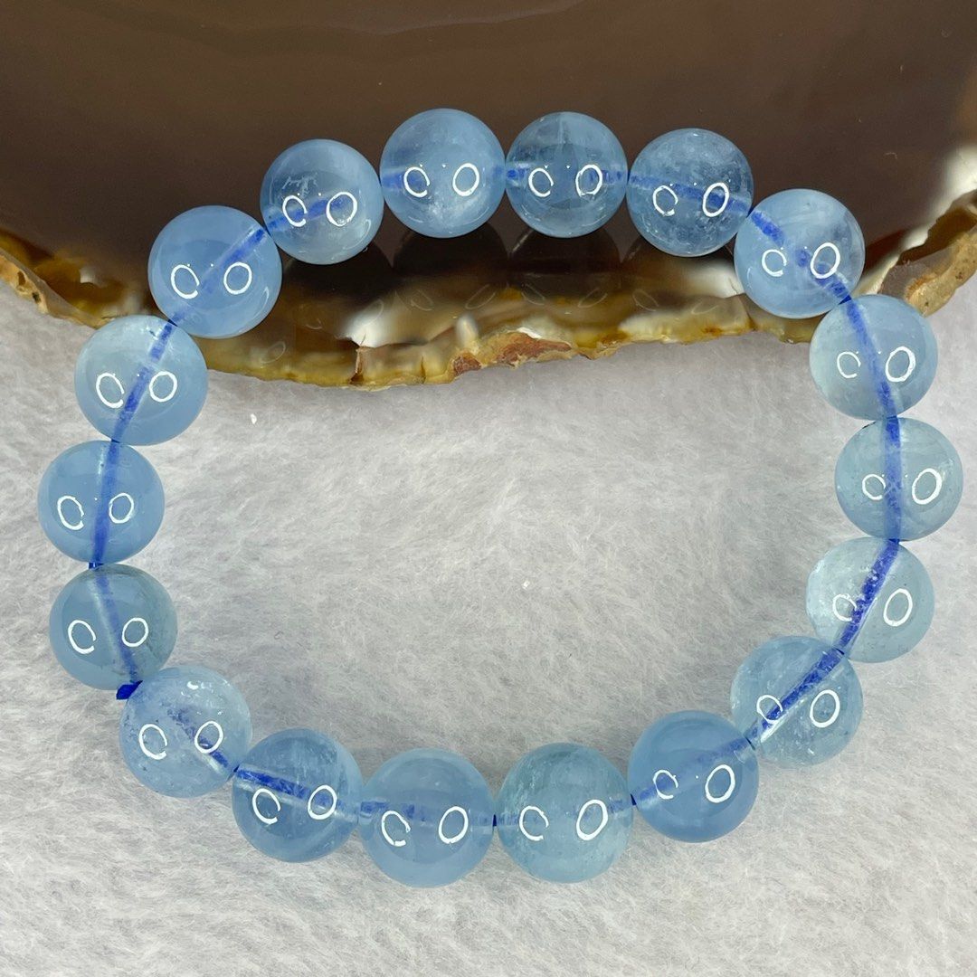 Natural Aquamarine Bracelet 35.46.g 17cm 11.7mm