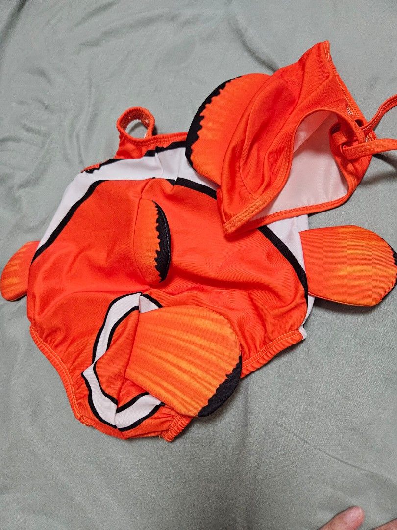 Nemo swimsuit (Category: Babies & Kids Fashion) located in Malabon City. Submitted by joyceee_declutters (Listing ID 1282774024, Image 2). Description: ❗Please read carefully before making an offer: ☑ Items are still available while posted, please don't ask na if available if naka post pa. ☑ Preloved items, so manage your expectations. But these were used with care and love. Check the photos for closeups. Let me know if you have any questions abo