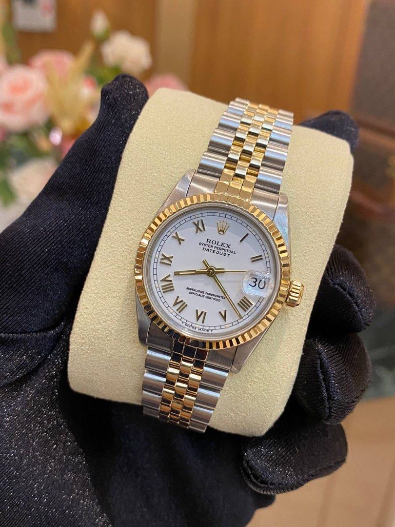 Rolex 18k best sale 750 white gold
