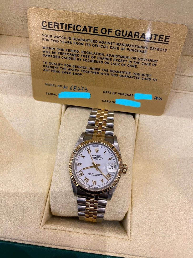 68273 rolex sales model year
